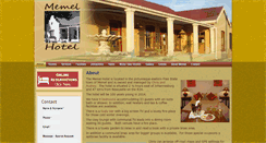 Desktop Screenshot of memelhotel.co.za